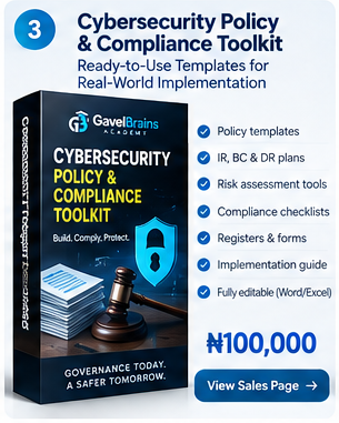 Cybersecurity Policy & Compliance Toolkit cover