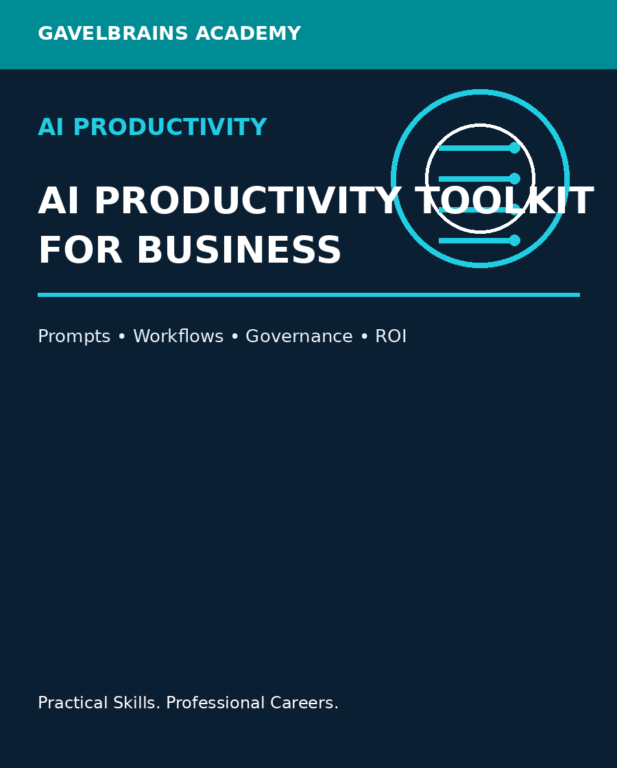AI Productivity Toolkit for Business product cover