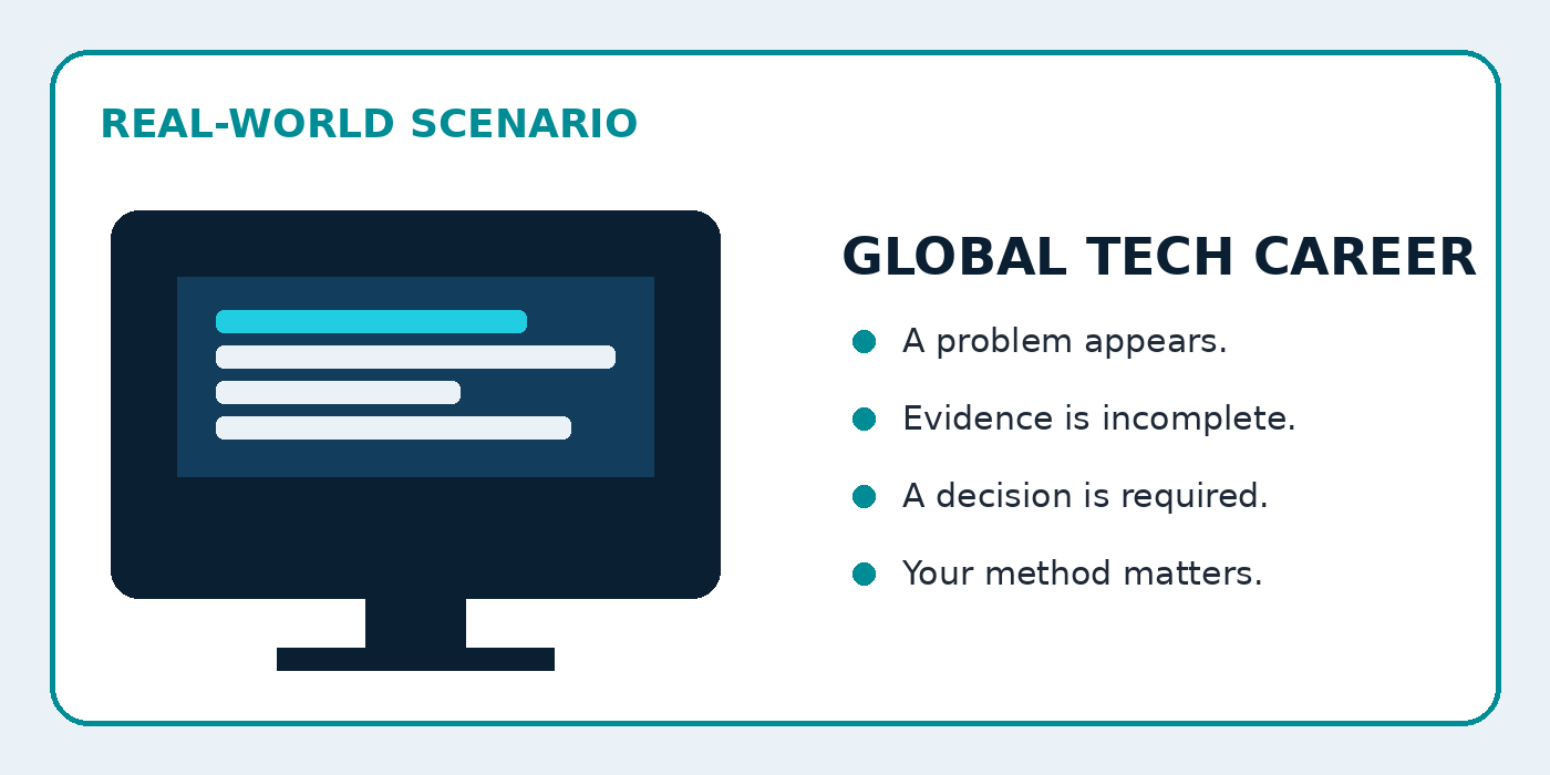 GLOBAL TECH CAREER scenario illustration