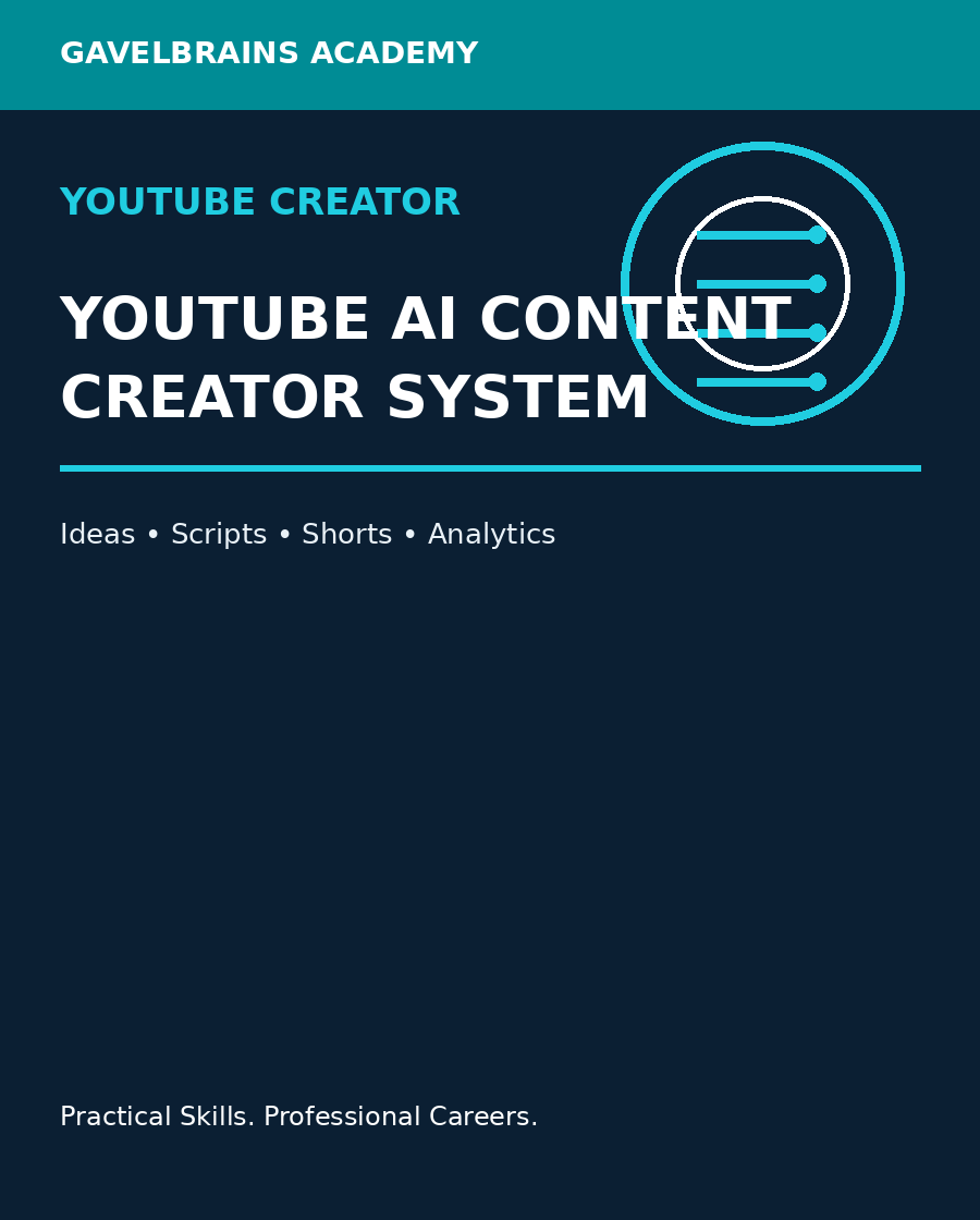 YouTube AI Content Creator System product cover